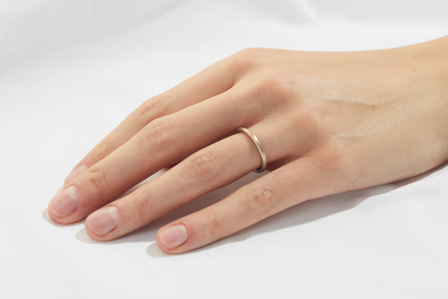 Adele Wedding Band in Rose Gold