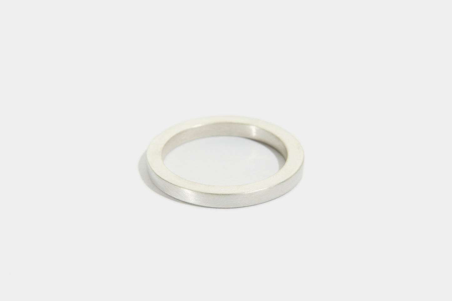 Saana Wedding Band in White Gold