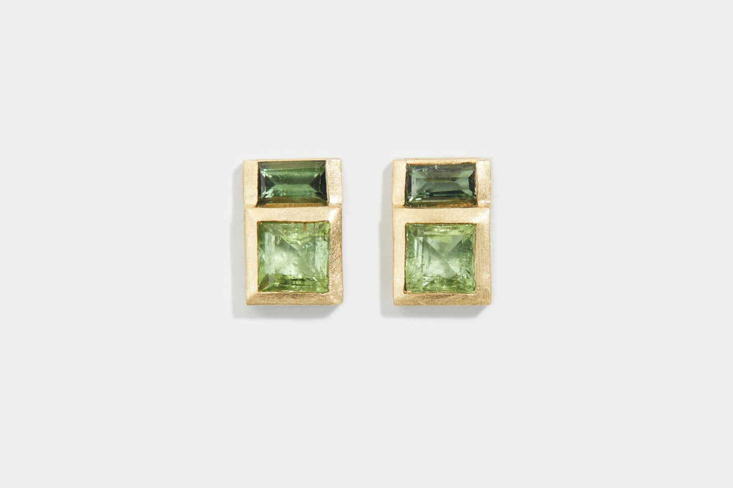 Lime and Pine Earrings