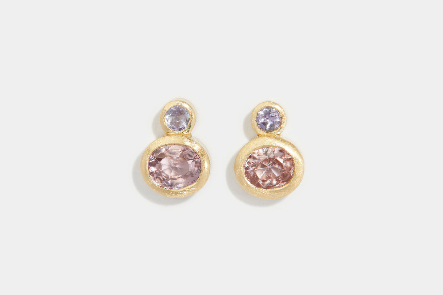 Raspberry Lavender Earrings