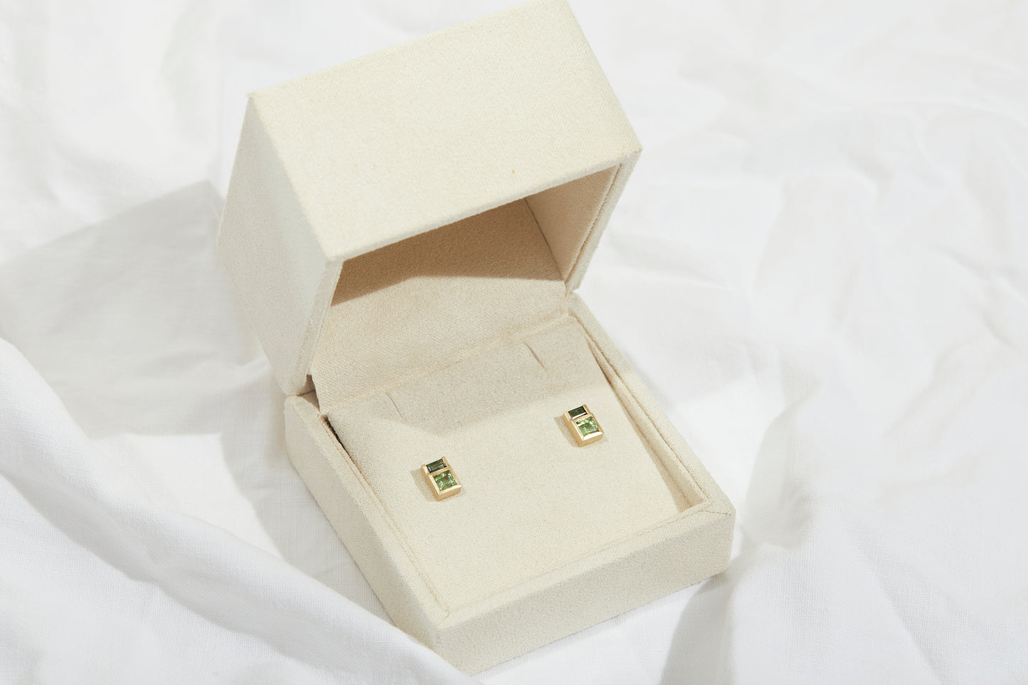 Lime and Pine Earrings