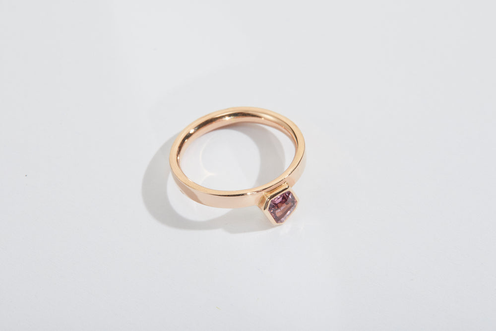 
                  
                    Ring With Polygon Cut Pink Spinel
                  
                