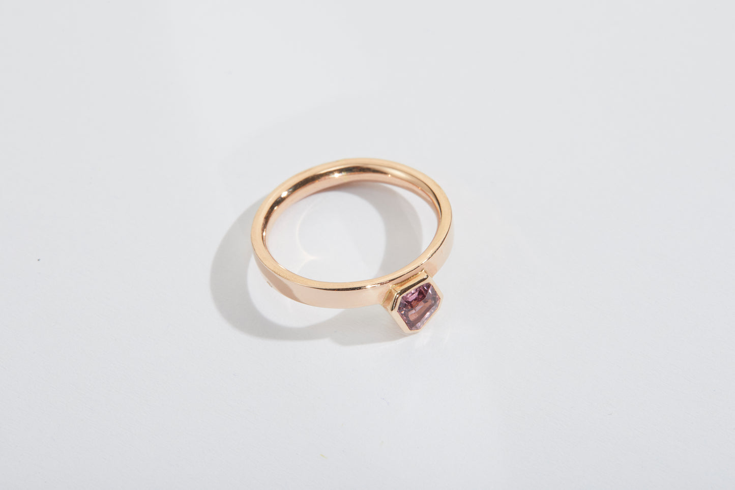 
                  
                    Ring With Polygon Cut Pink Spinel
                  
                