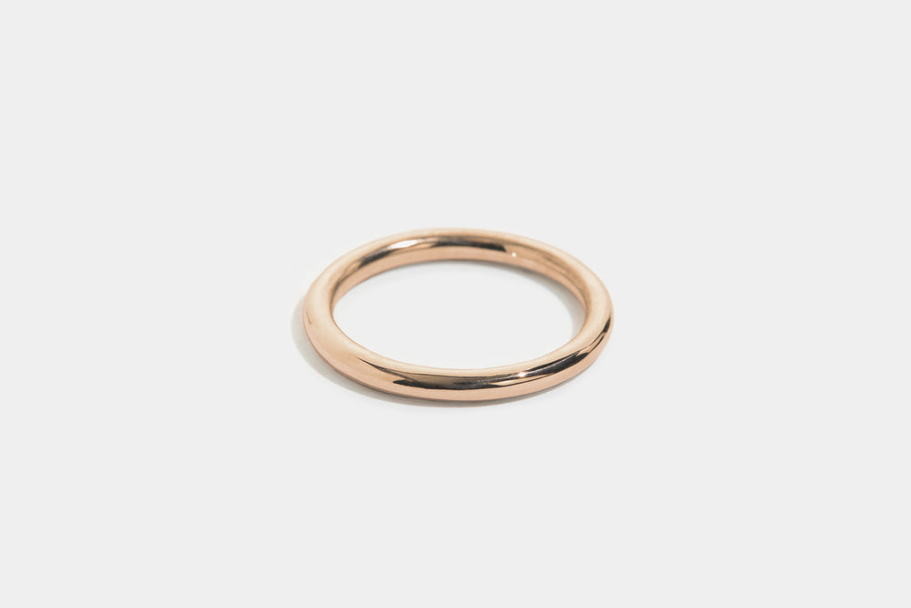 Adele Wedding Band in Rose Gold