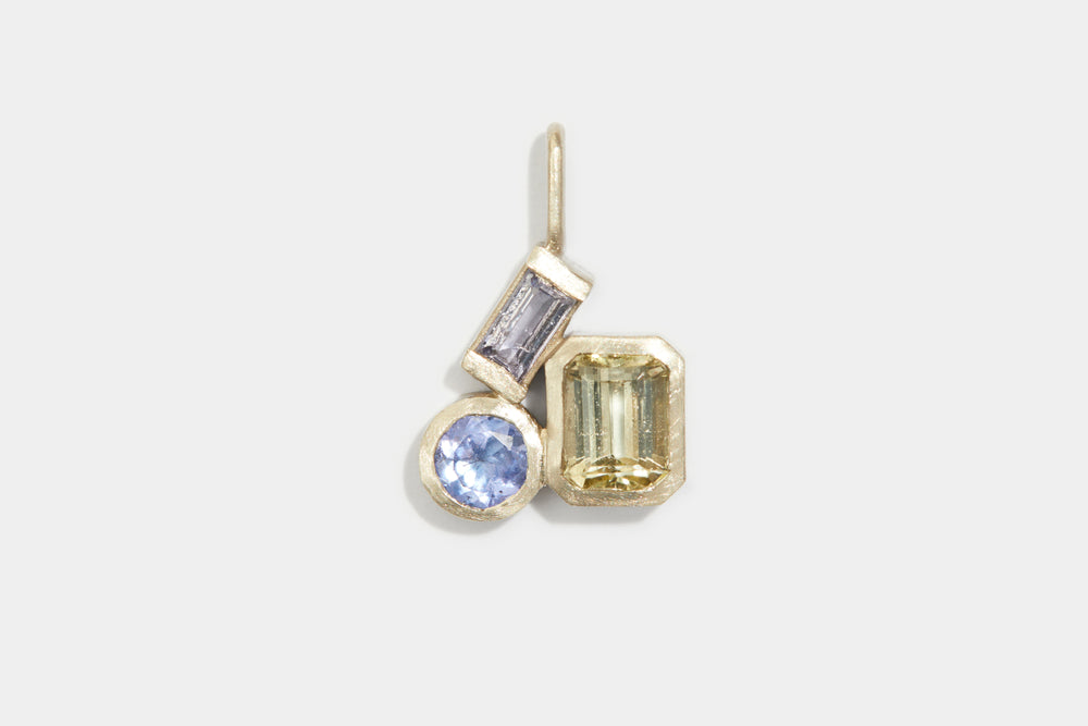 Vanilla Lavender and Blueberry Pendant